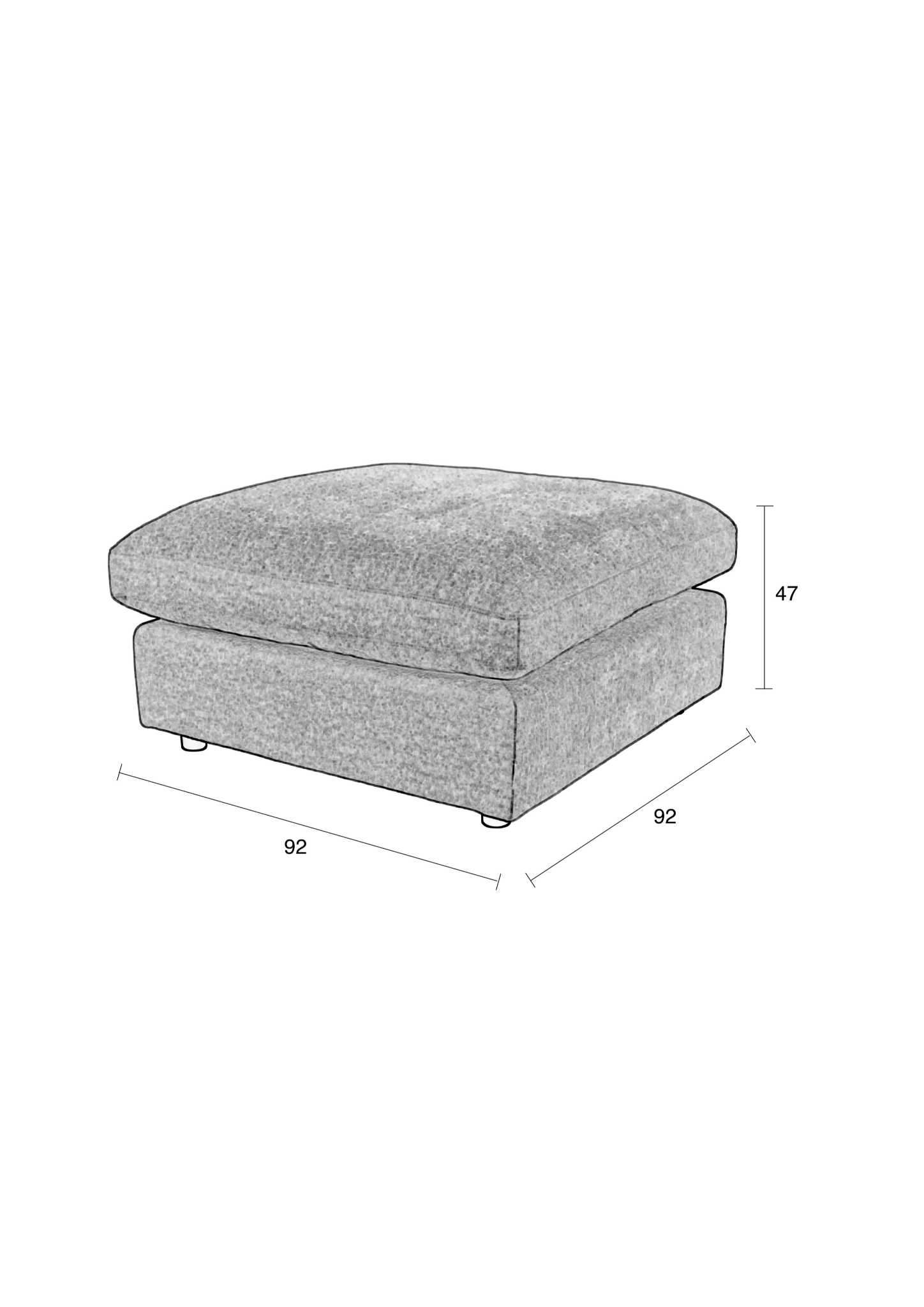 Sense puff (bézs)