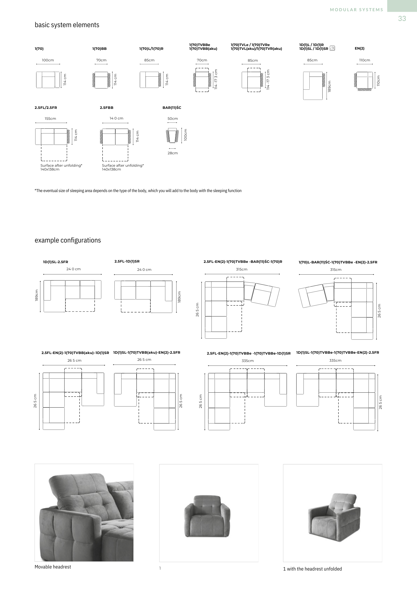 Cantata elemes kanapé