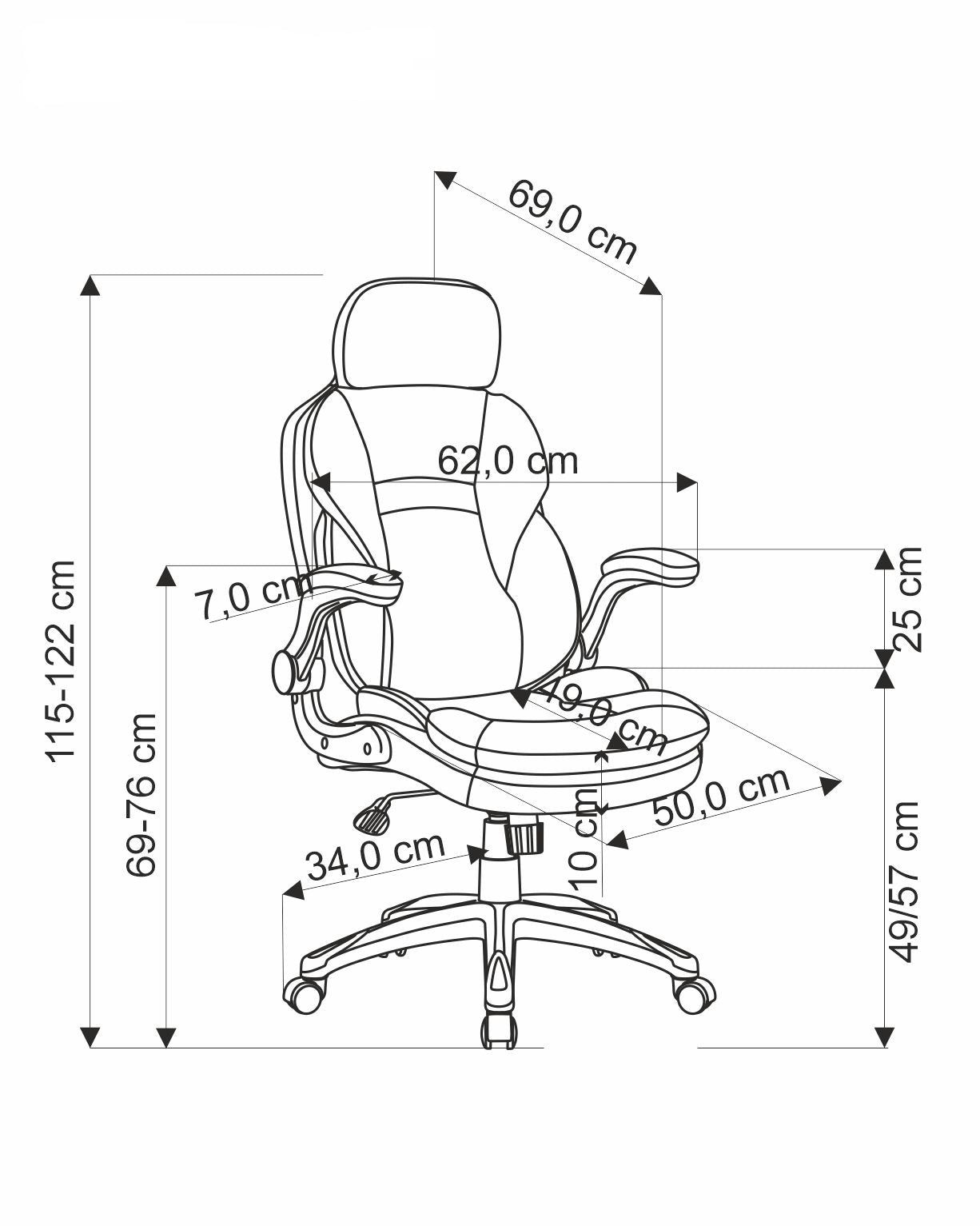 Araceli irodai forgószék
