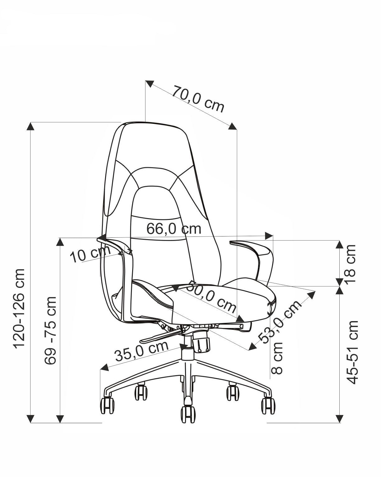 Dash irodai forgószék