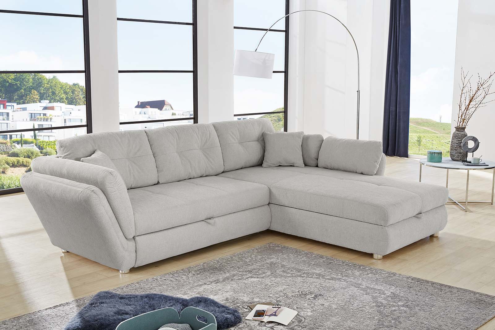 Barrie sarokkanapé (szürke)