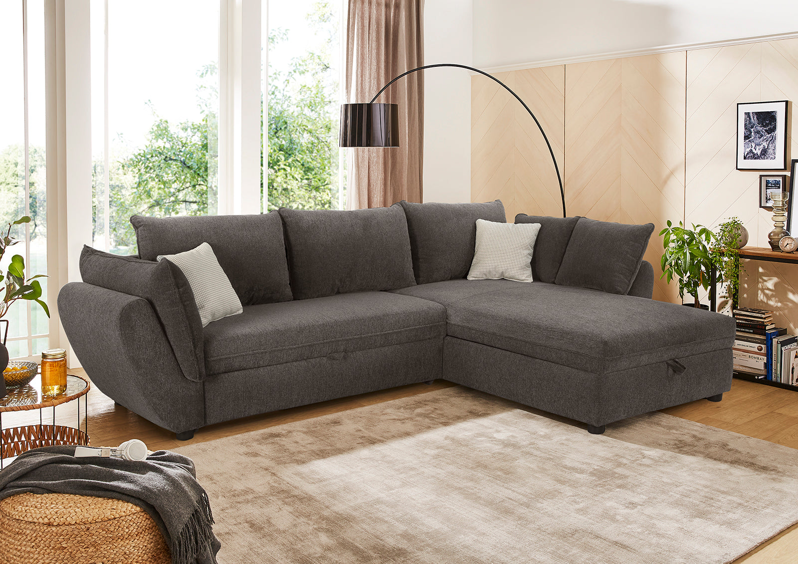 Gordon kanapé (sötétszürke)