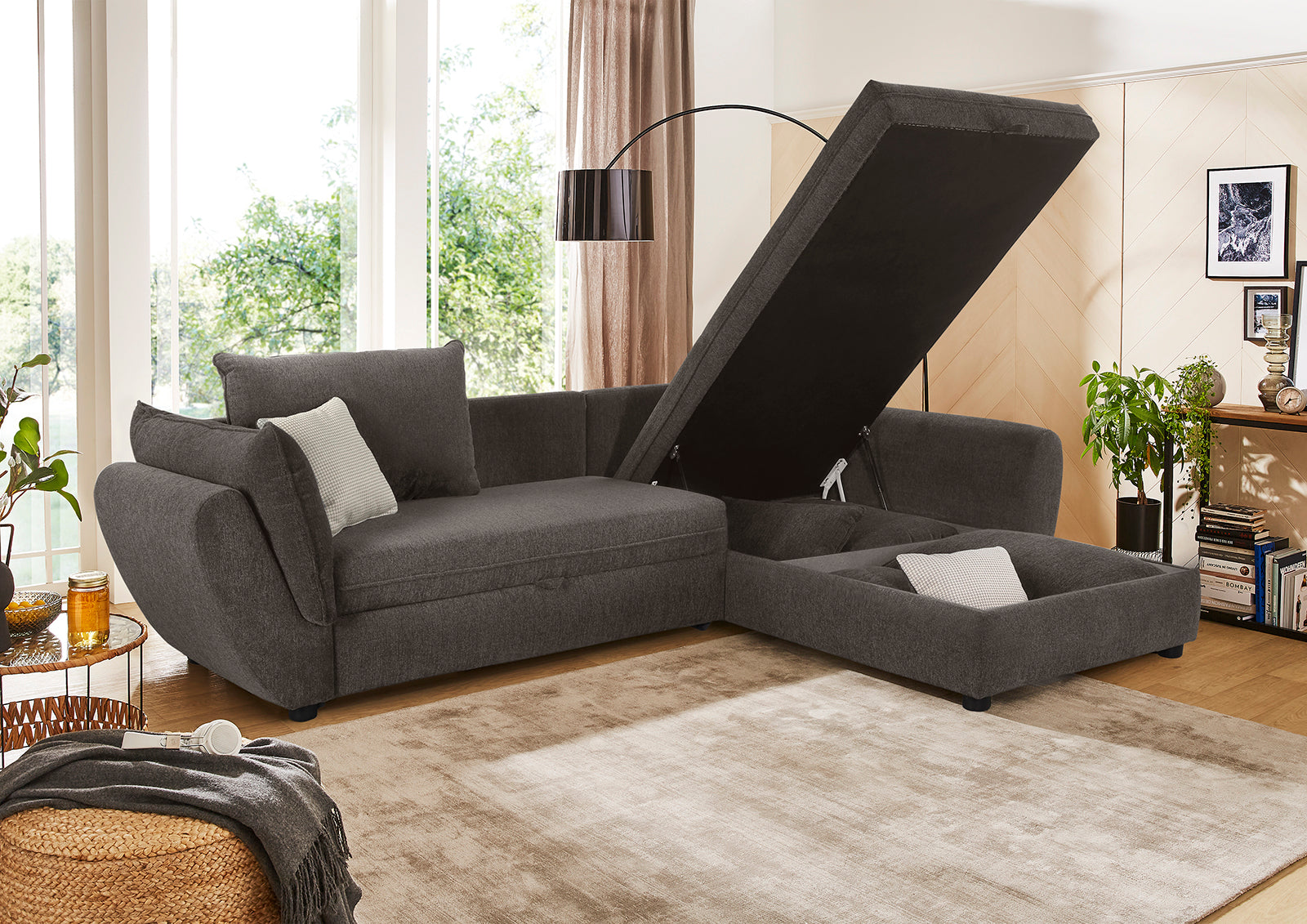 Gordon kanapé (sötétszürke)