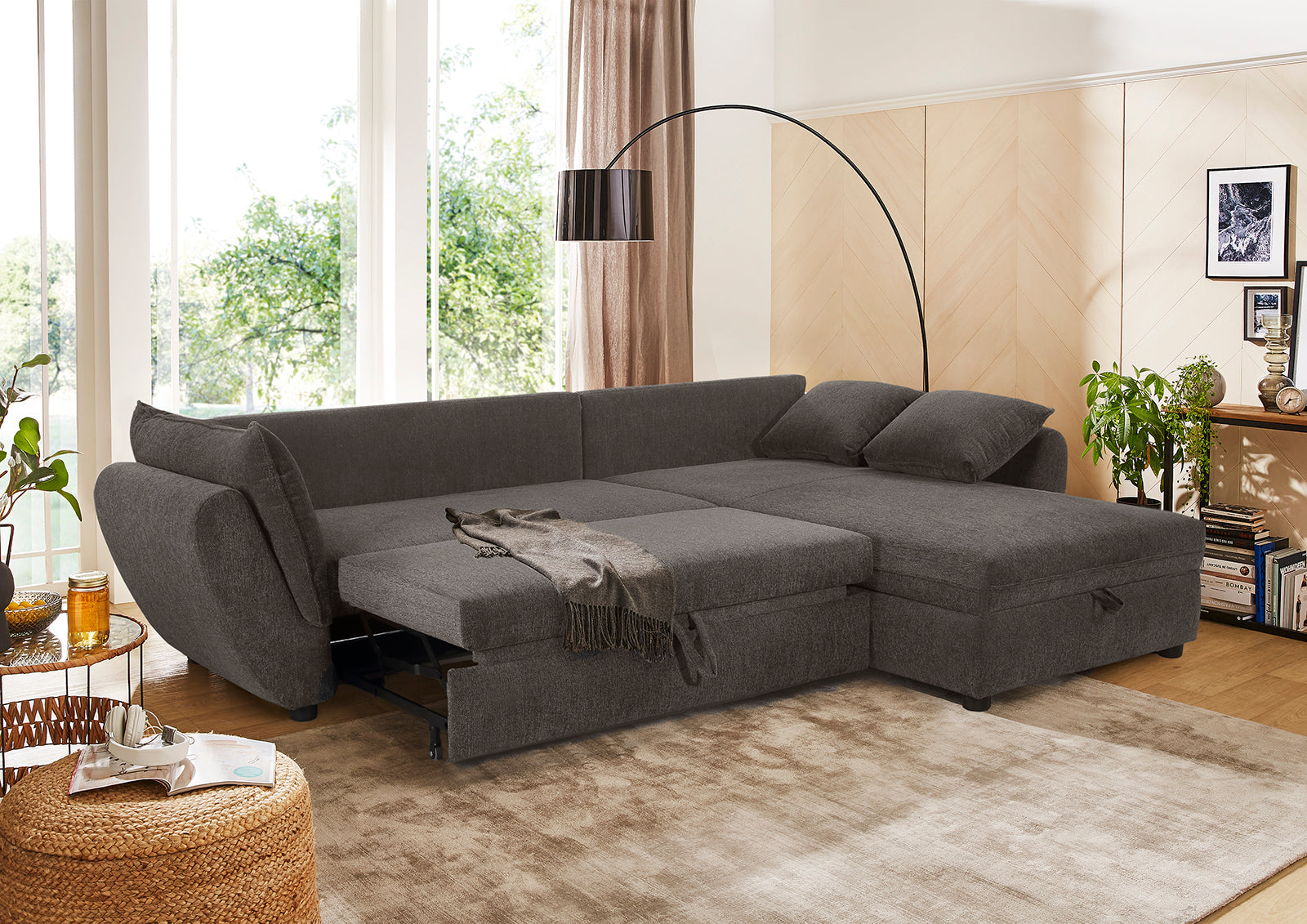 Gordon kanapé (sötétszürke)