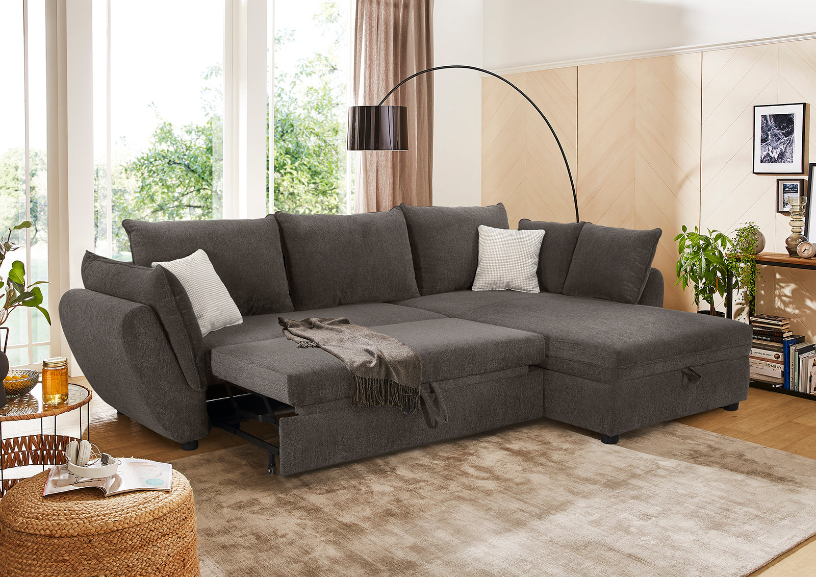 Gordon kanapé (sötétszürke)