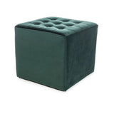 Kamila puff (sötétzöld)