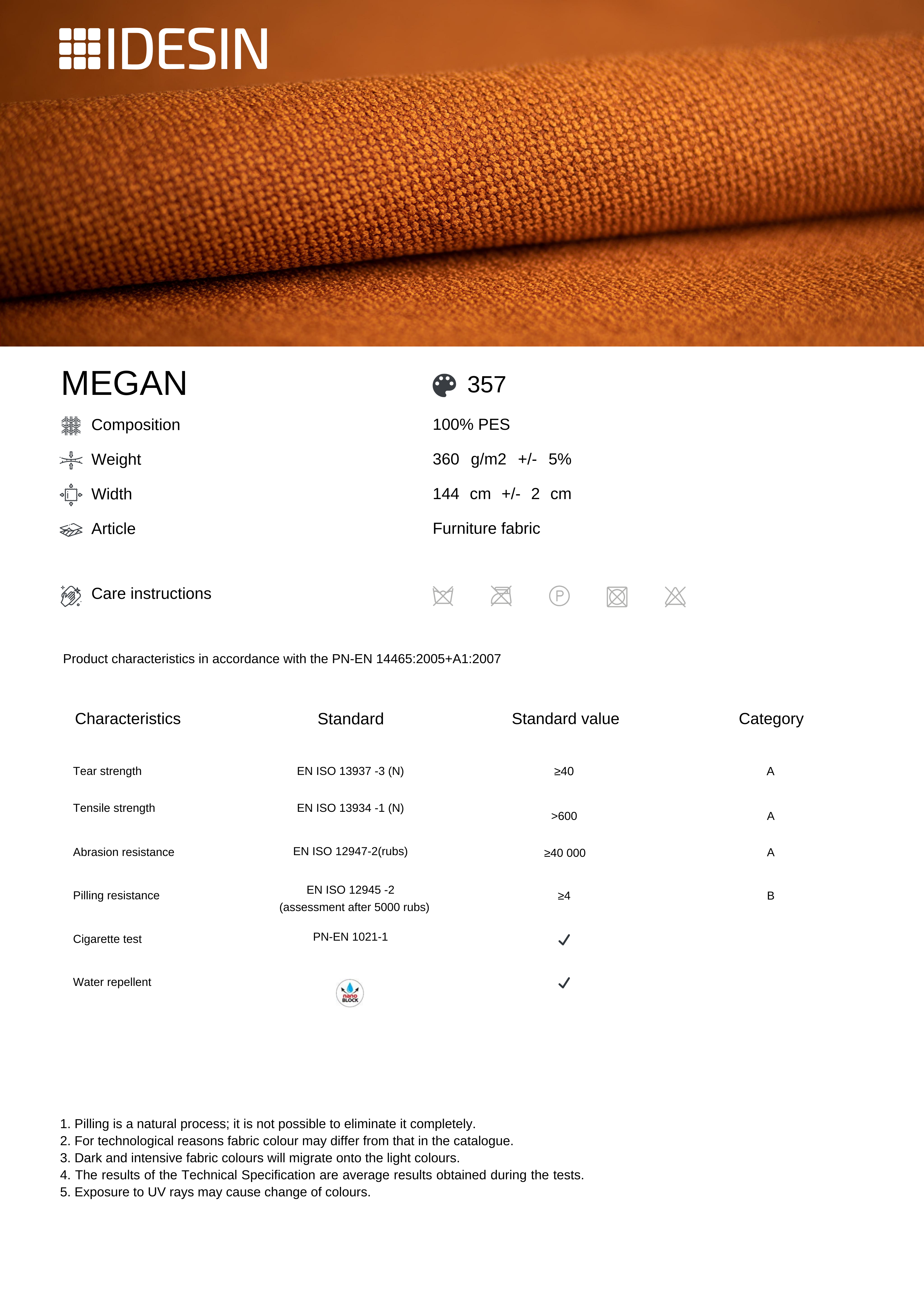 Megan szövet 364