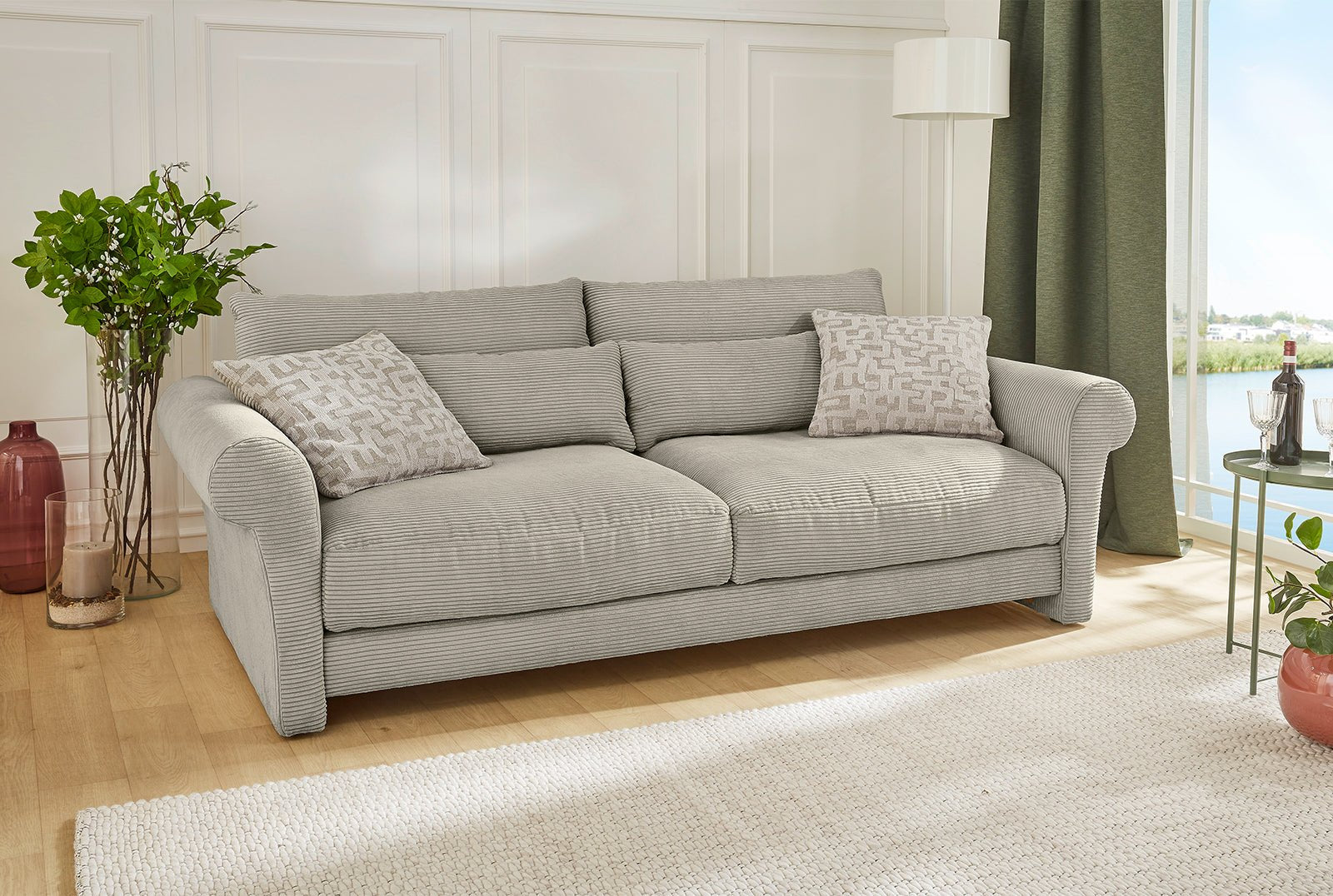 Cecilia kanapé (világos szürkésbézs)