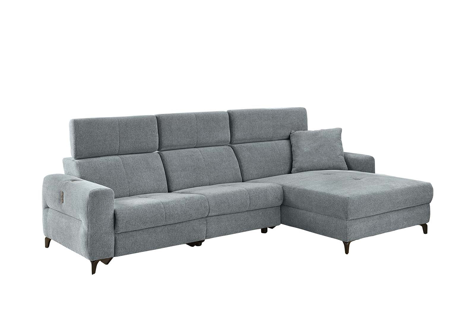 Carlos sarokkanapé (szürke)