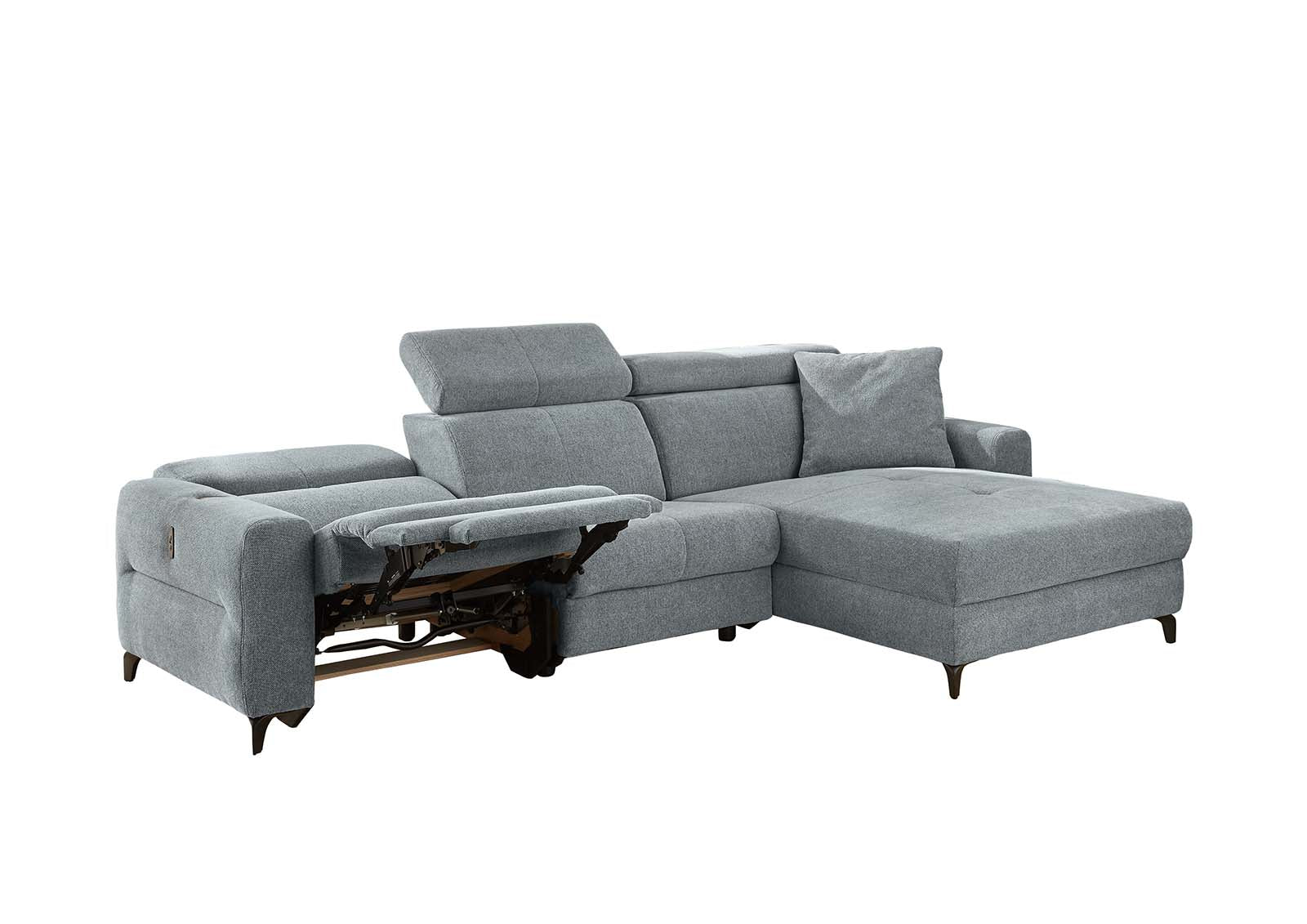 Carlos sarokkanapé (szürke)