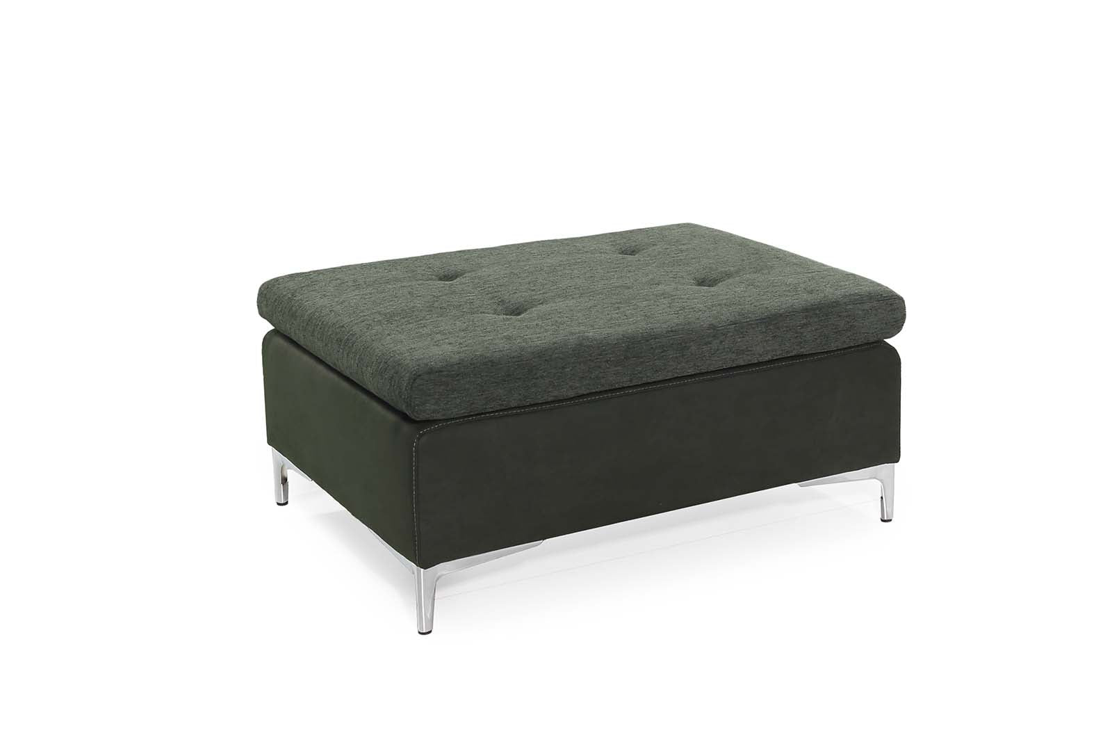 Valerie puff (sötétzöld)