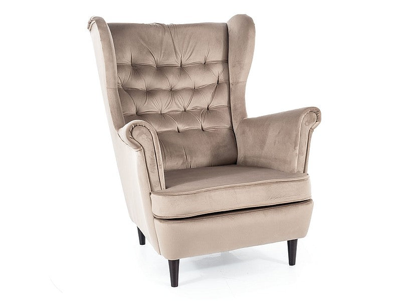 Nanne fotel (sötétbézs)