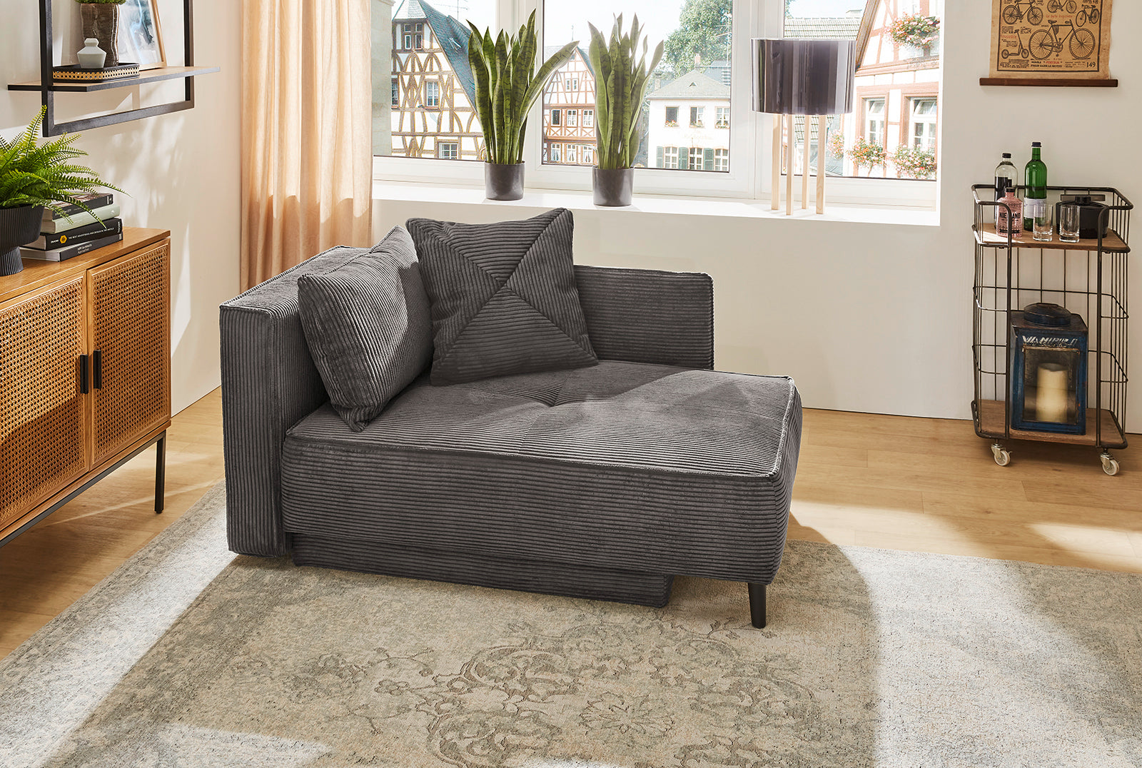 Alina fotelágy/kanapé (szürke)