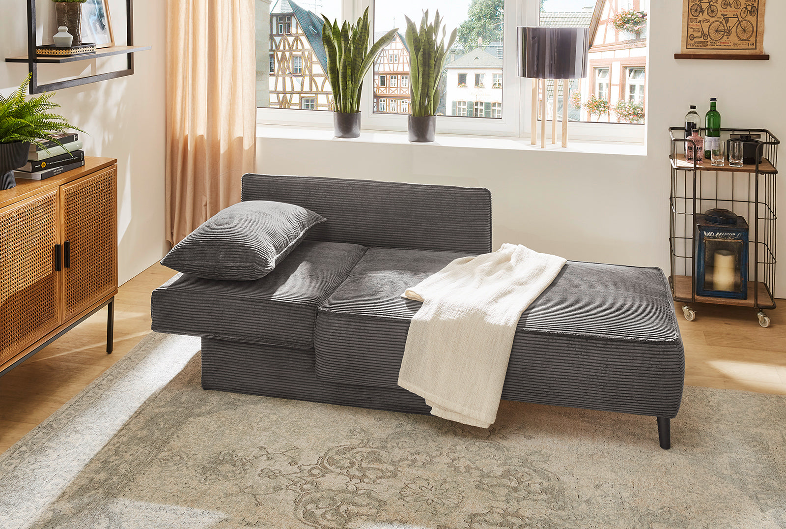 Alina fotelágy/kanapé (szürke)