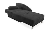 Eastbourne fotelágy/kanapé (fekete)