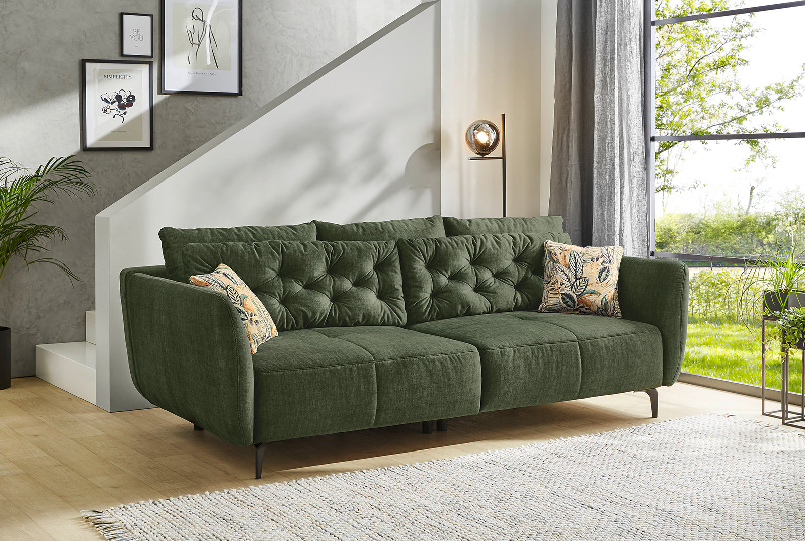 Lilla kanapé (zöld)