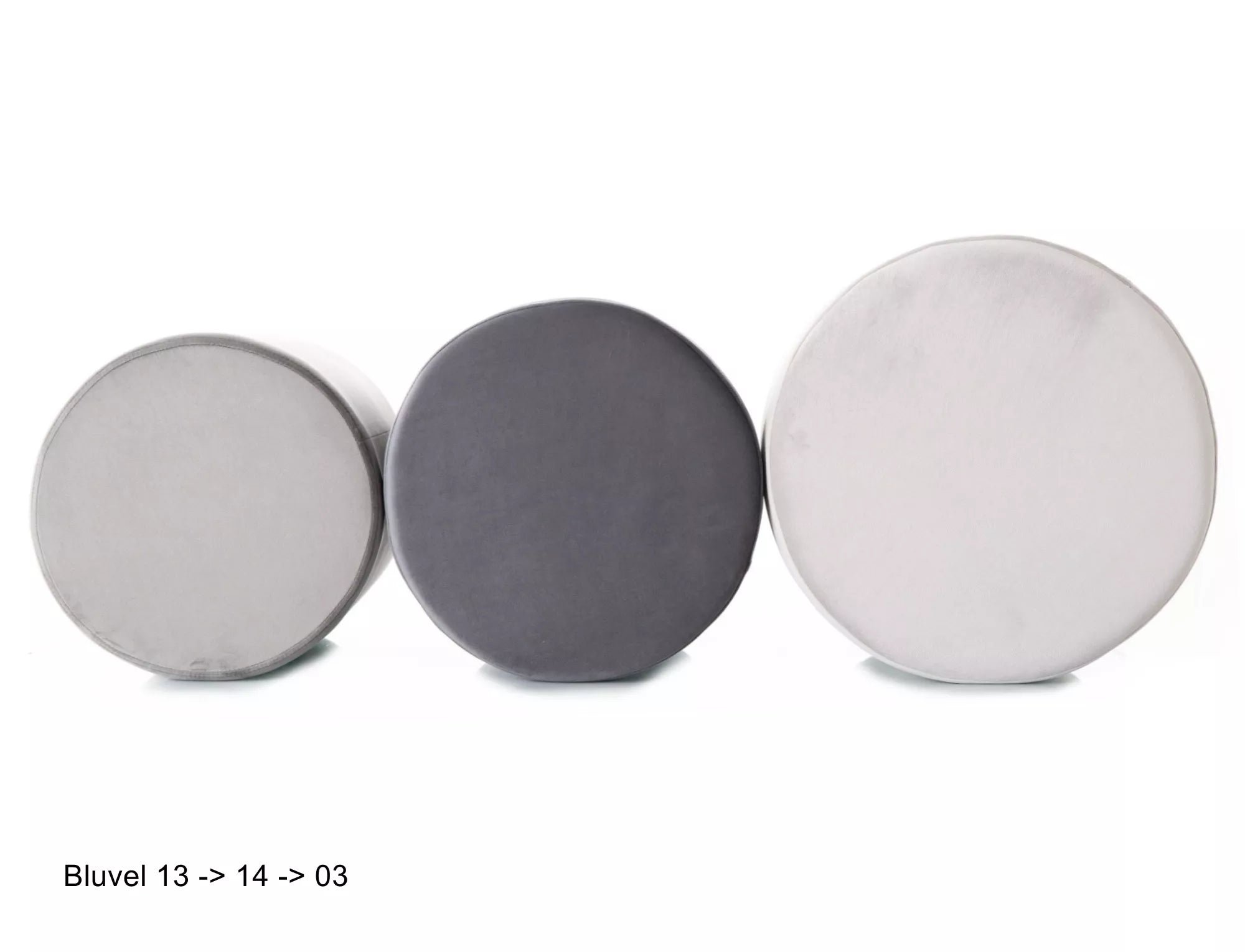 Todd C puff (középszürke bársony)