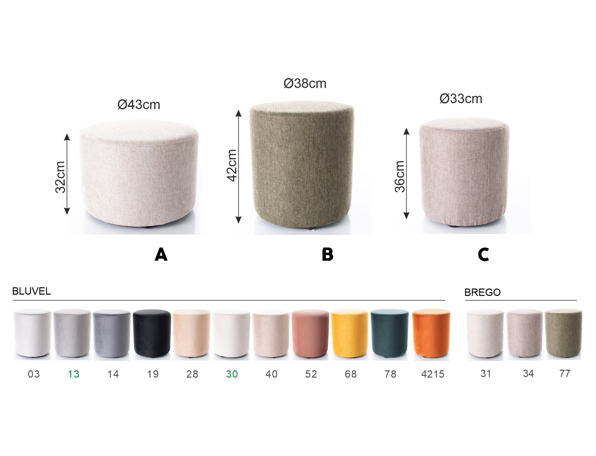 Todd C puff (sárga bársony)