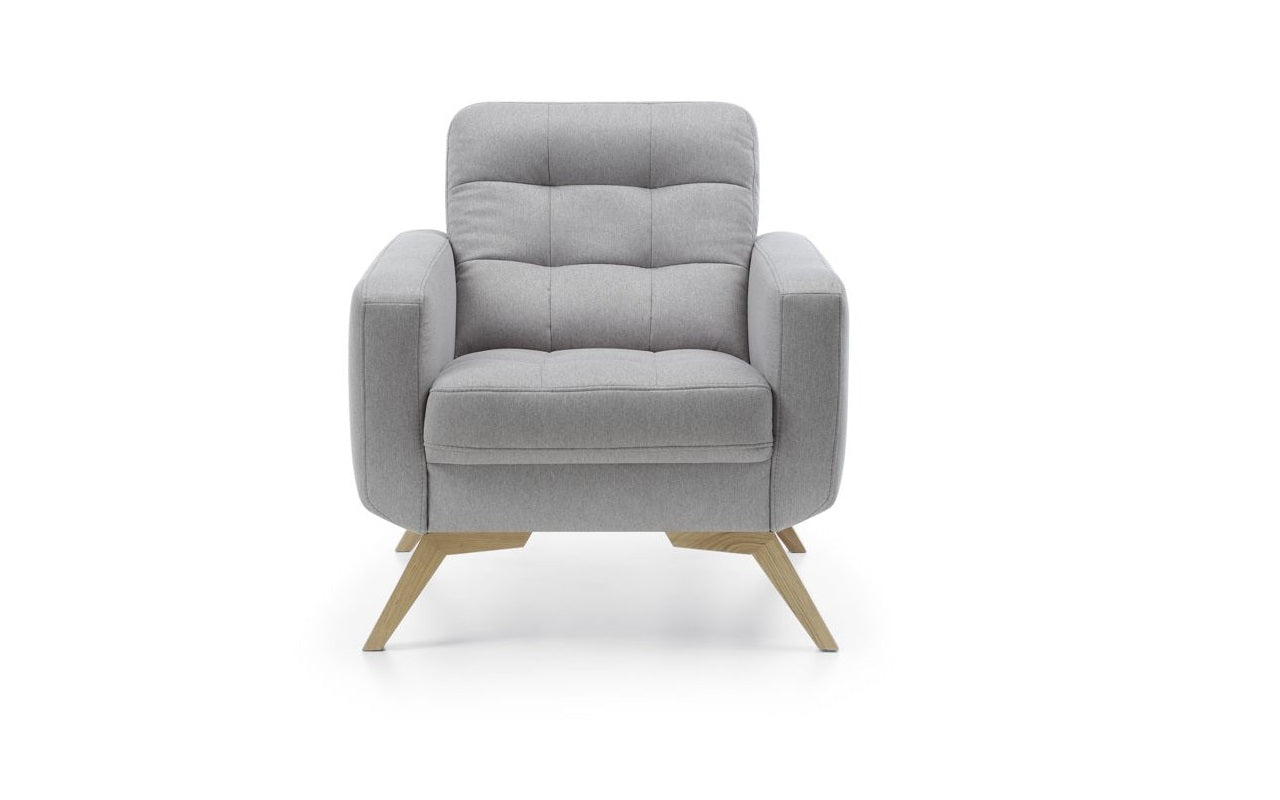 Tömörfa lábas minimalista fotel