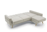 Vendégágy funkciós skandináv sarokkanapé.