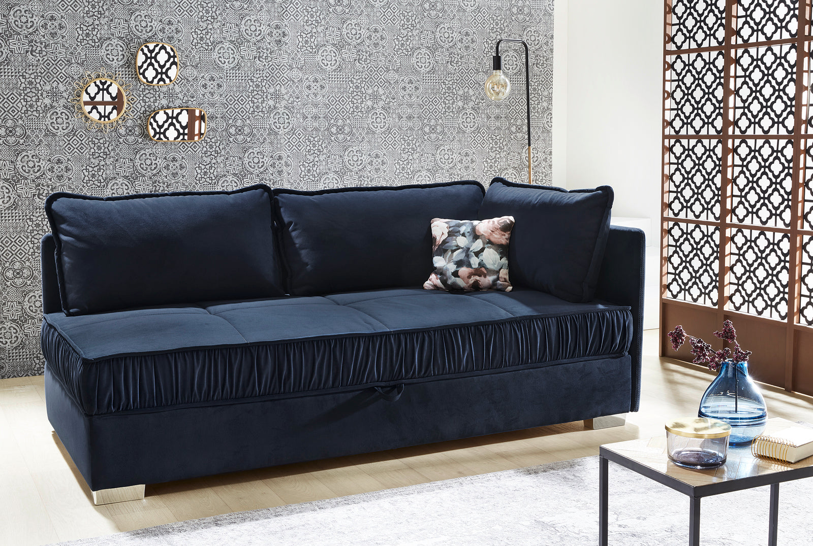 Caspian kanapé (tengerészkék) - Marco Mobili Bútoráruház - Kanapé