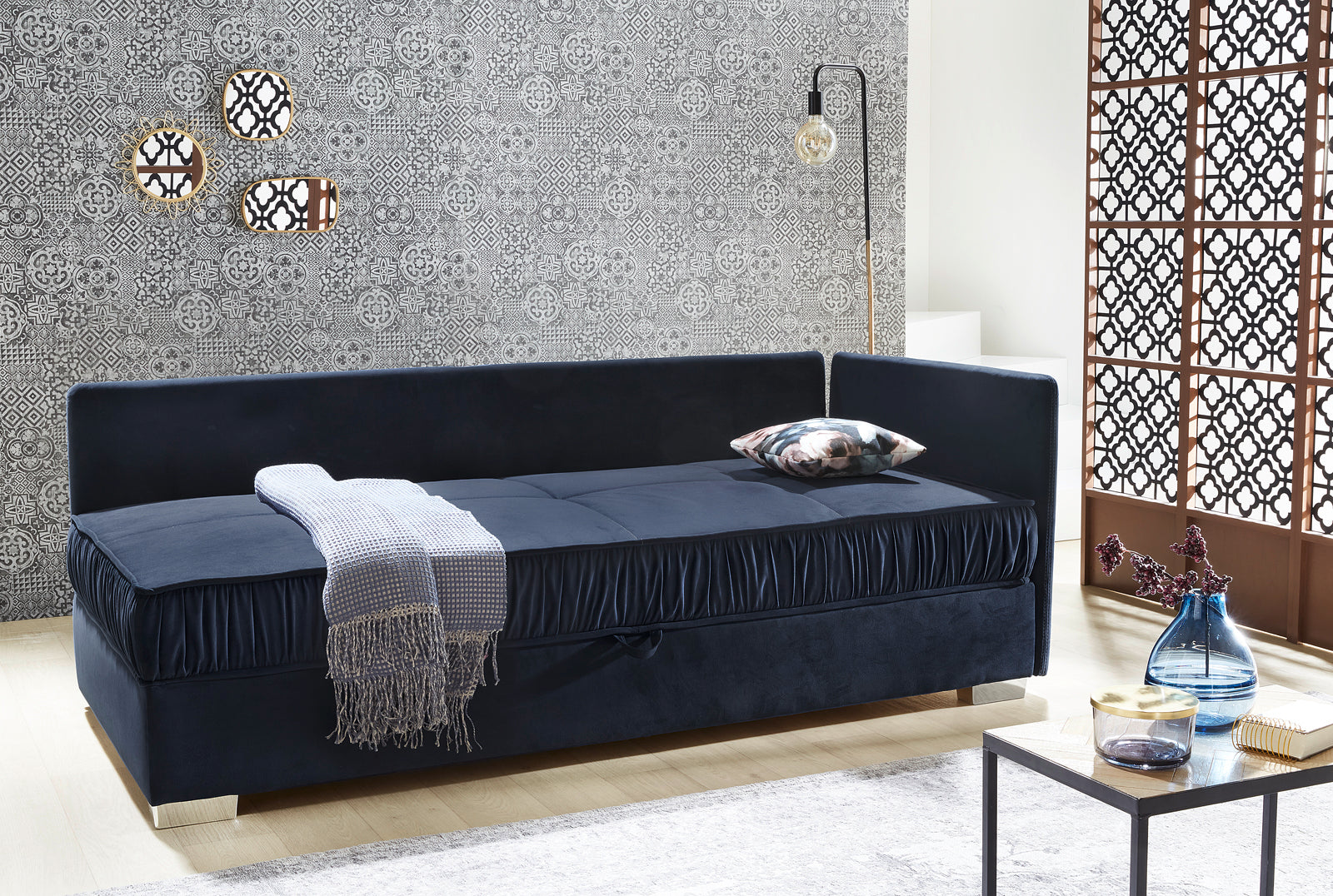 Caspian kanapé (tengerészkék) - Marco Mobili Bútoráruház - Kanapé