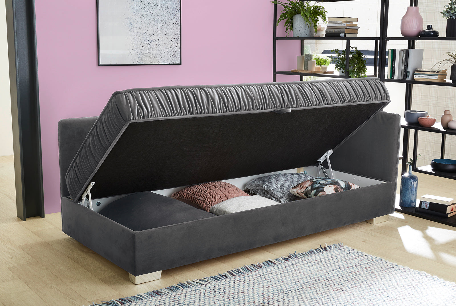 Caspian kanapé (sötétszürke) - Marco Mobili Bútoráruház - Kanapé