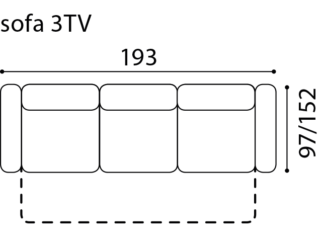 Tivoli relax kanapé 3 (Gala Collezione) - Marco Mobili Bútoráruház - Kanapé