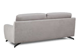 Térben elhelyezhető, szövetes szürke kanapé