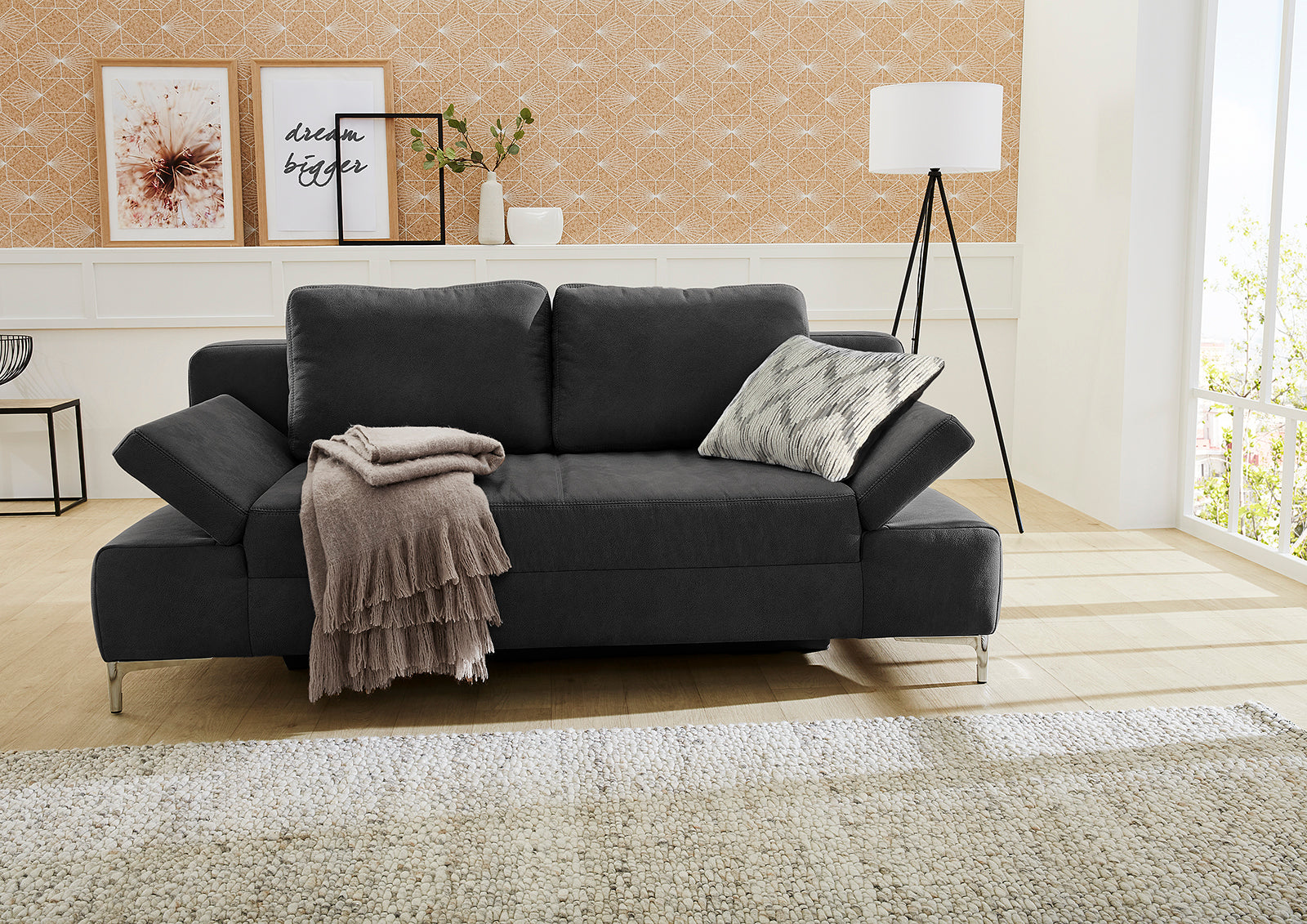 John kanapé (fekete)