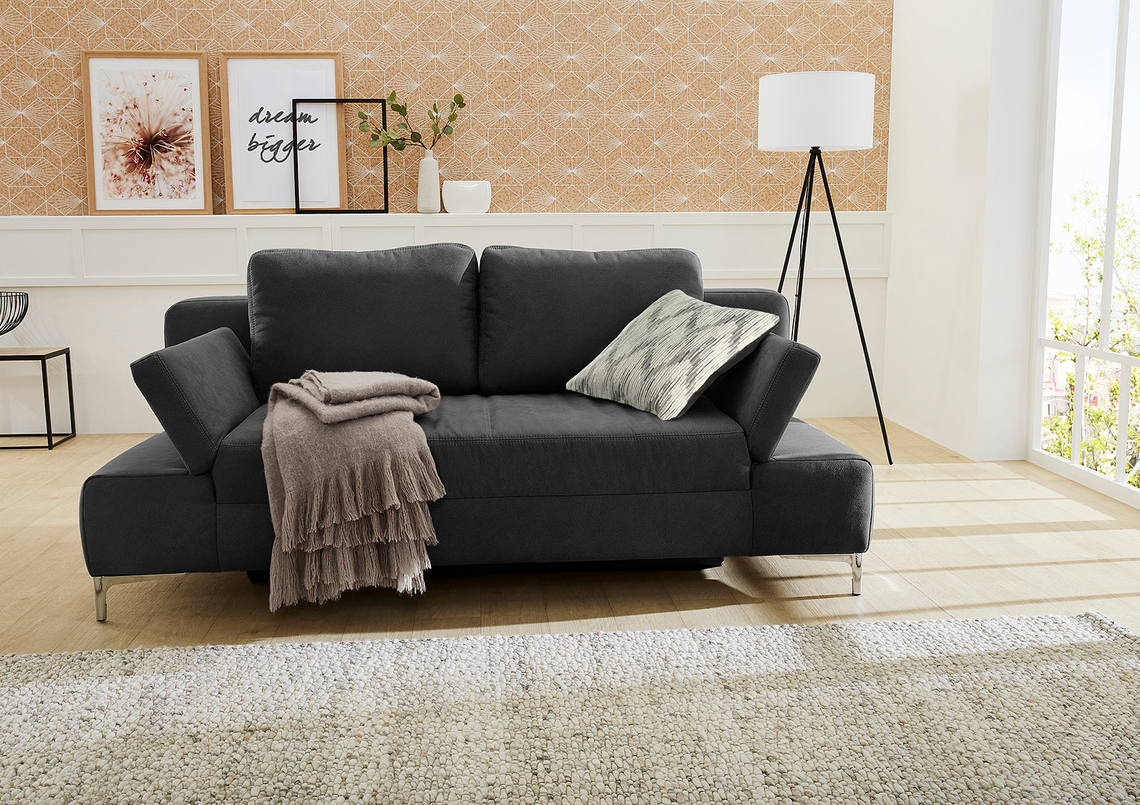 John kanapé (fekete)