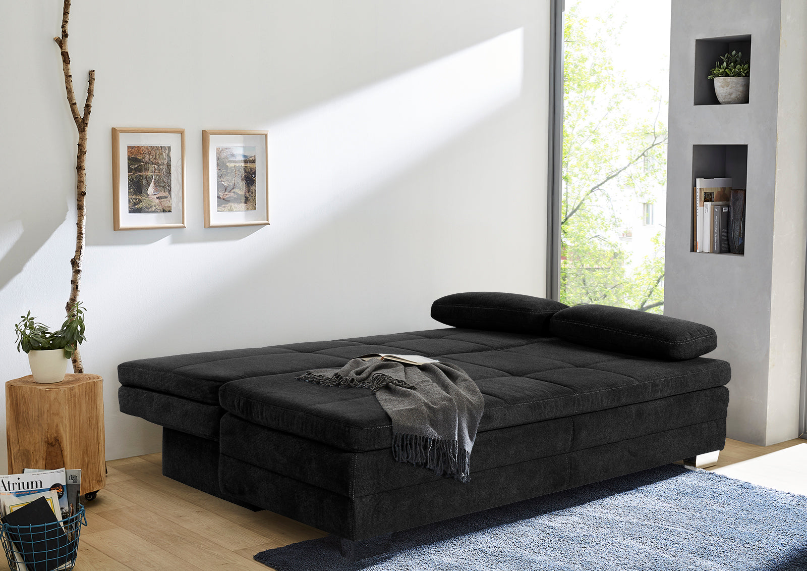 Andromeda kanapé (fekete) - Marco Mobili Bútoráruház - Kanapé