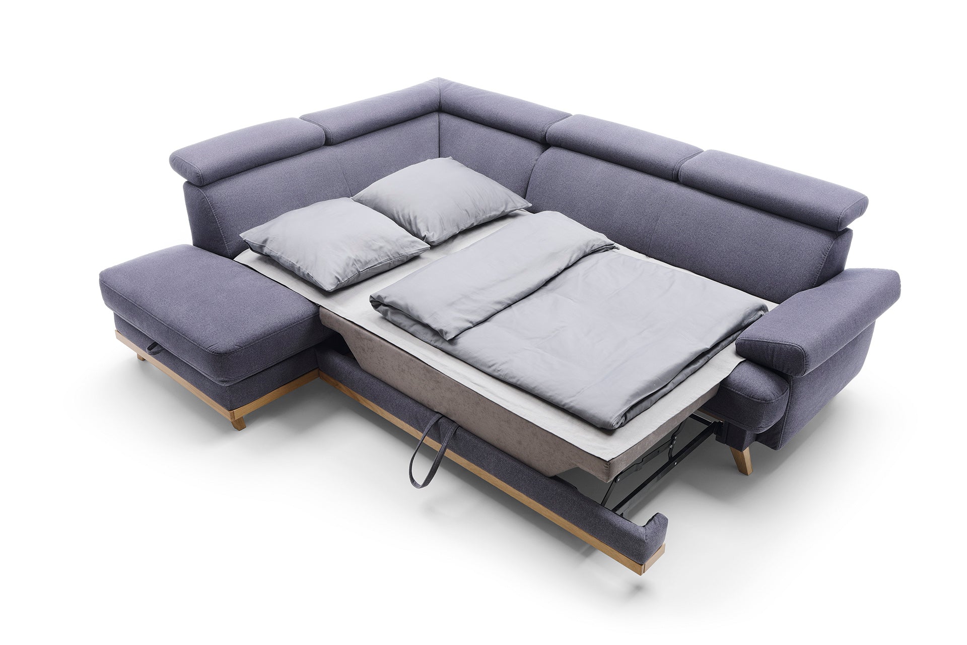 Mindennapi alvásra alkalmas sarokkanapé