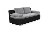 Peterborough kanapé (szürke-fekete)