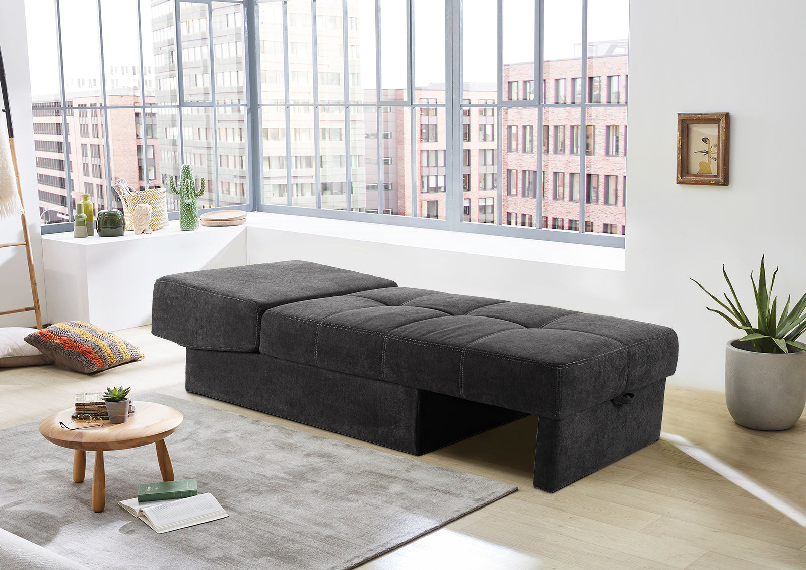 Calipso fotelágy/kanapé (fekete) - Marco Mobili Bútoráruház - Kanapé