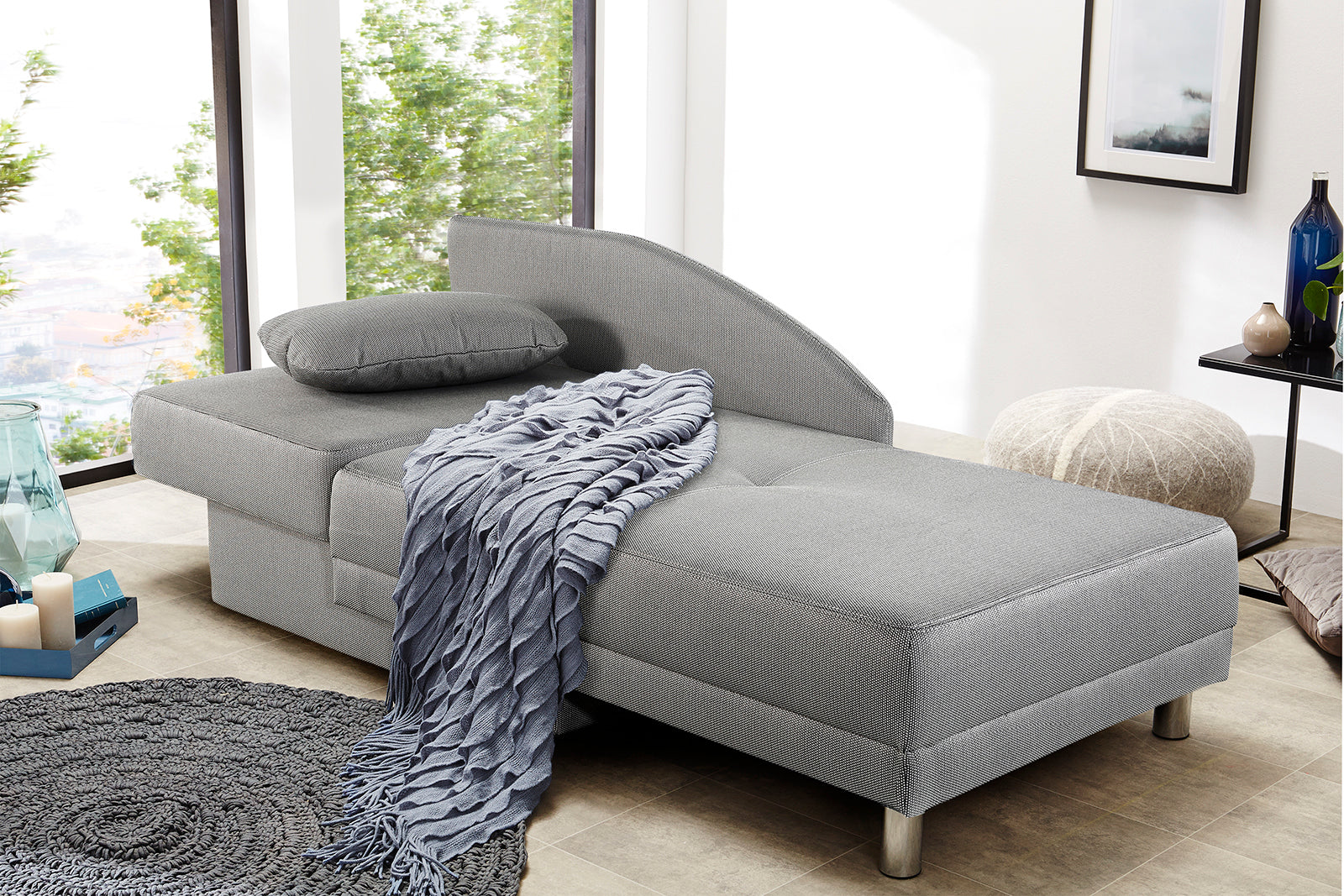 Eastbourne fotelágy/kanapé (világosszürke) - Marco Mobili Bútoráruház - Kanapé