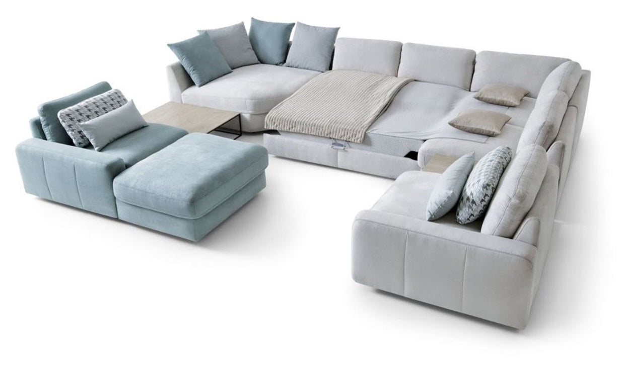 Serena elemes kanapé - STOLIK 106x106x25- EN(6)XL-3QFBBEN(2)-1(80)BBSTOLIK 40x106x40-1(80)R