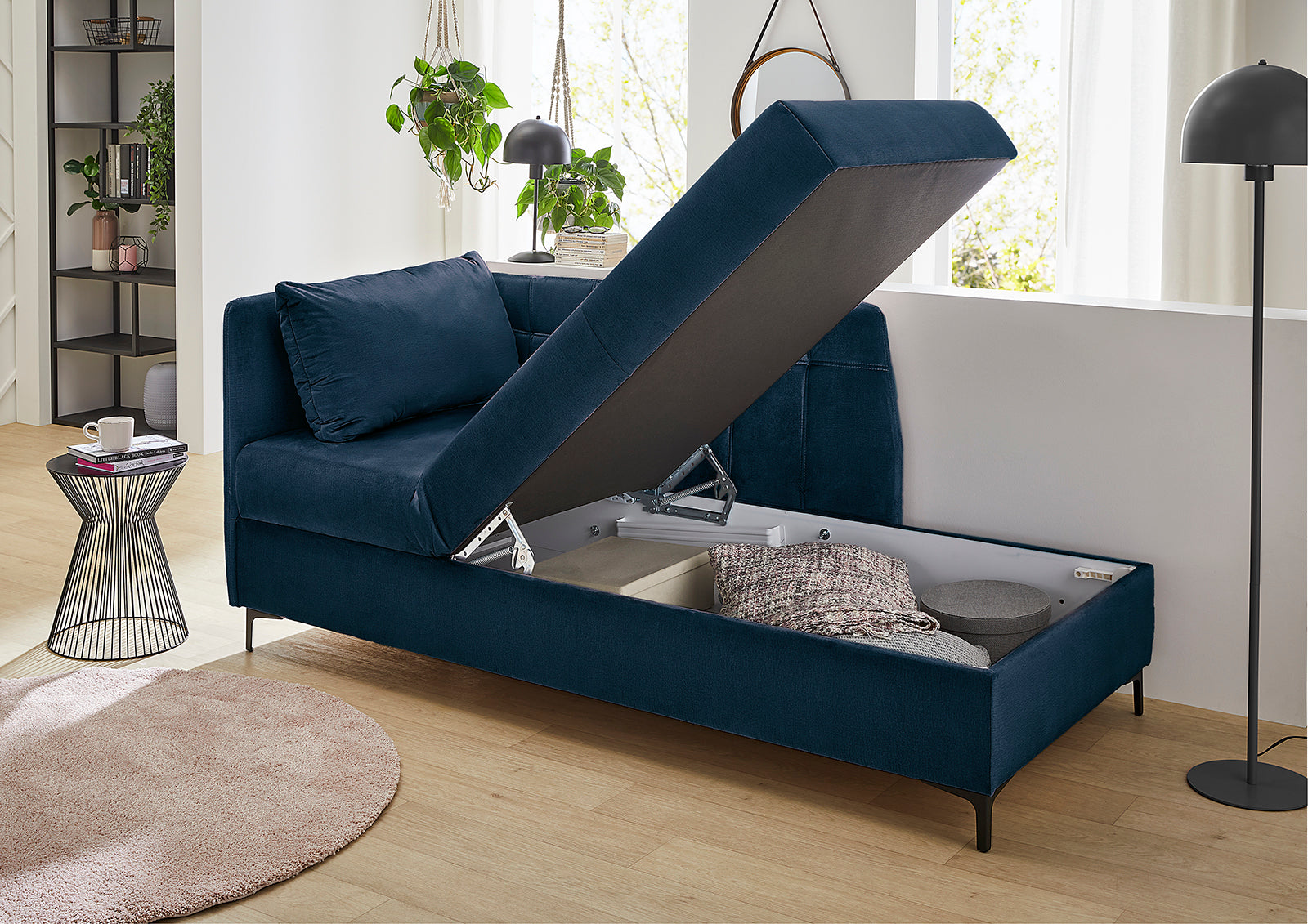 Stella fotelágy/kanapé (tengerészkék)