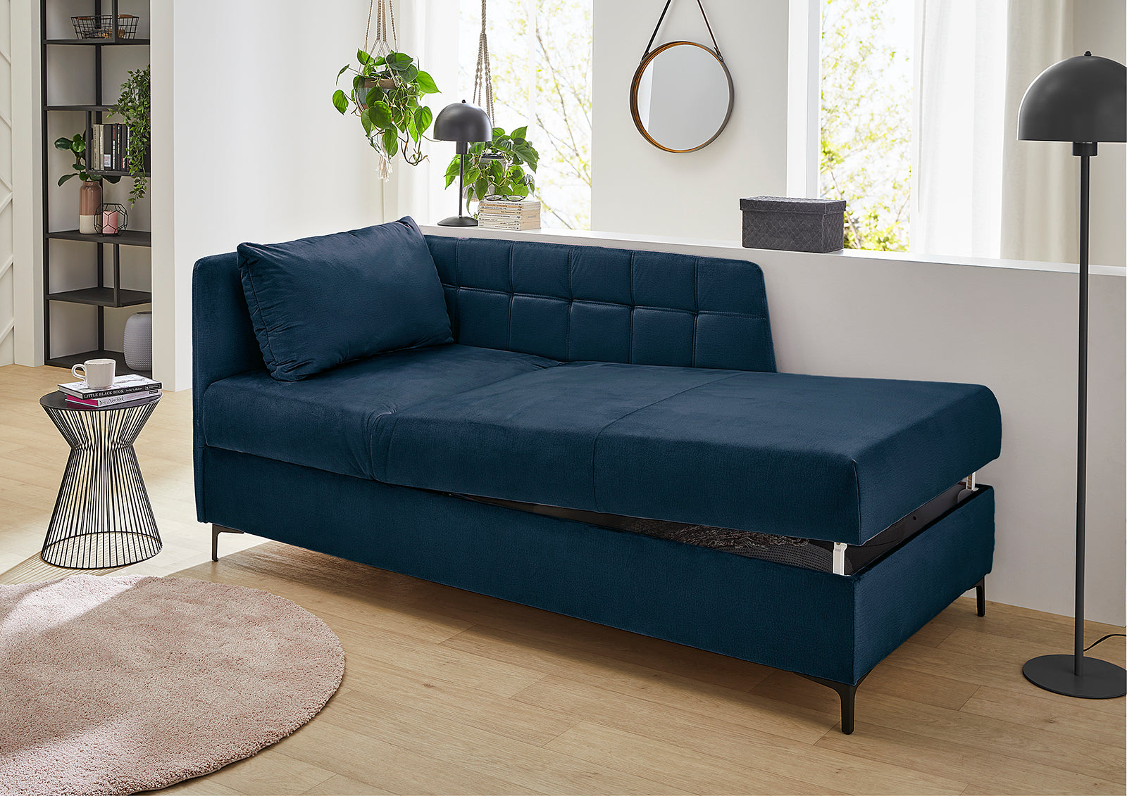 Stella fotelágy/kanapé (tengerészkék)