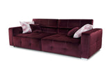Pandora kanapé (bordó) - Marco Mobili Bútoráruház - Kanapé