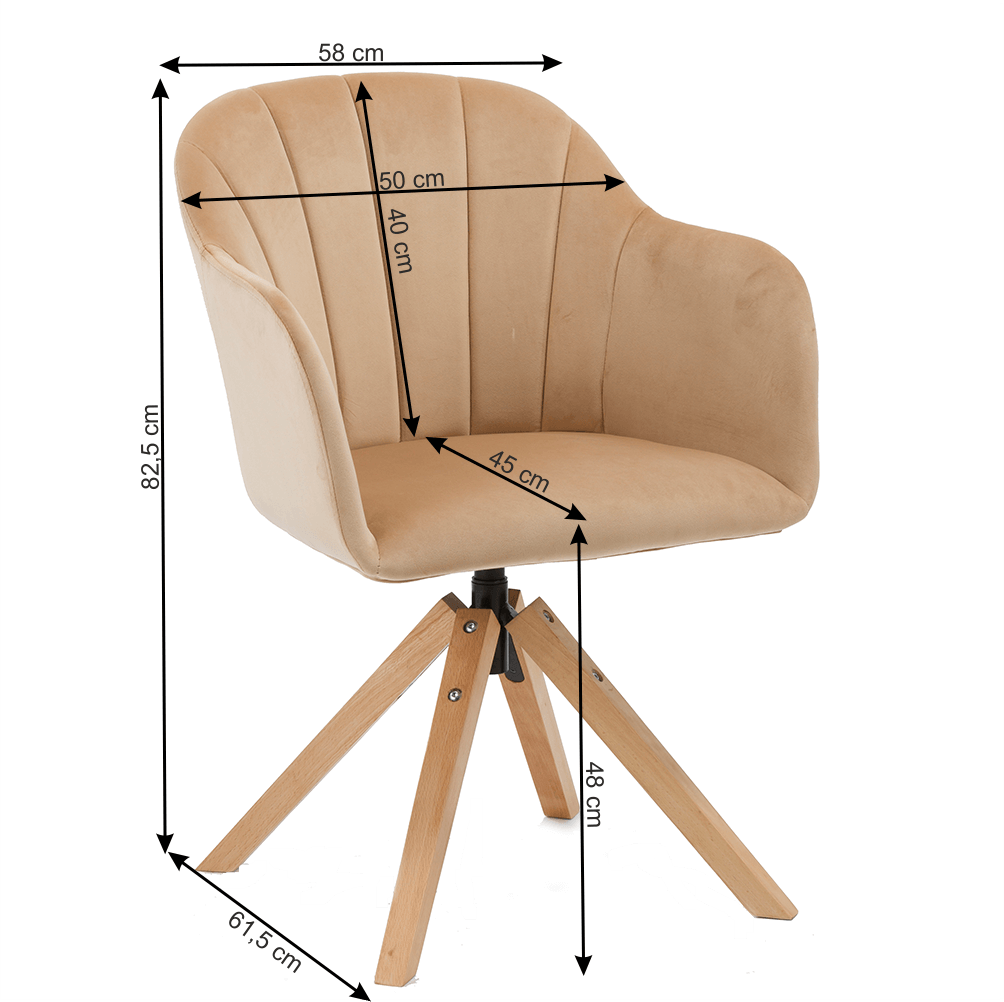 Dalio forgószék (bézs) - Marco Mobili Bútoráruház - Szék