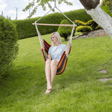 Lindo New függőfotel (fehér/színes csíkos) - Marco Mobili Bútoráruház - függőágy