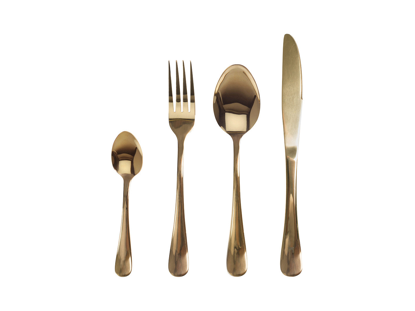 Arany evőeszköz készlet - Marco Mobili Bútoráruház - evőeszköz
