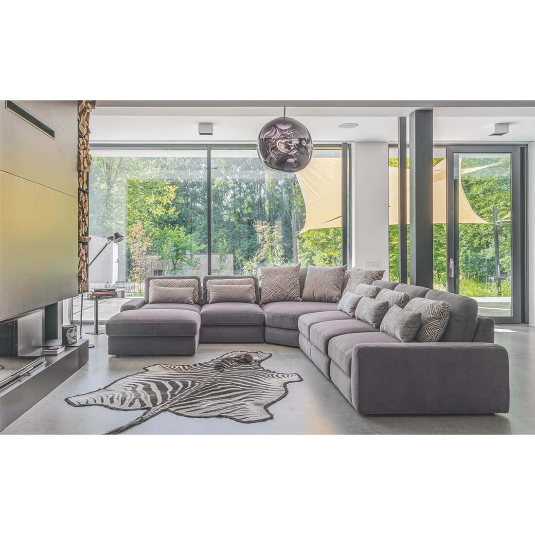 Serena elemes kanapé - 1D(10)SL-3QFR (Gala Collezione) - Marco Mobili Bútoráruház - Sarokgarnitúra