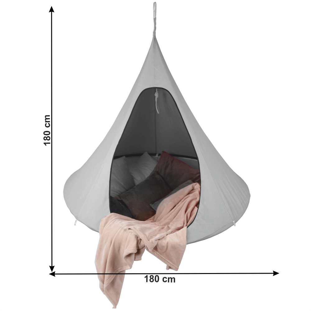 KLORIN NEW BIG SIZE függőfotel (szürke) - Marco Mobili Bútoráruház - kertibútor
