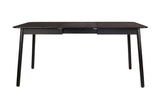 Glimps asztal (fekete), 120-162 x 80 cm