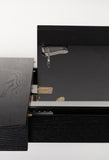 Glimps asztal (fekete), 120-162 x 80 cm