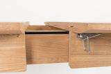 Glimps asztal (tölgy), 180-240 x 90 cm