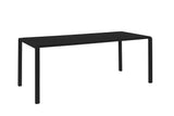 Vondel kerti asztal, 214 x 97 cm (fekete)
