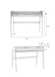 Barbier íróasztal (fekete)